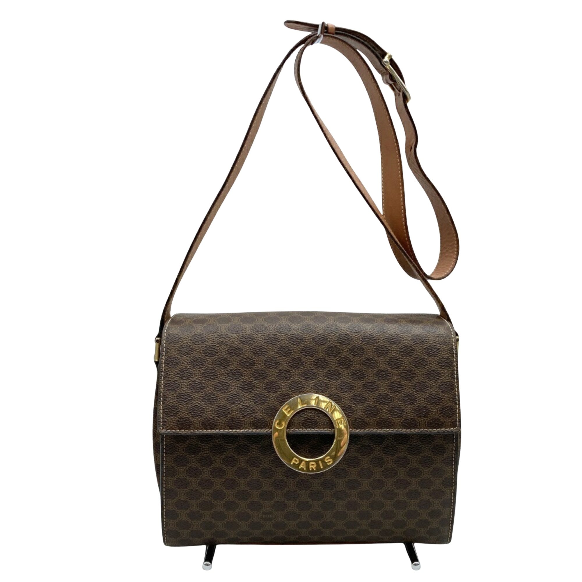 CELINE Macadam Shoulder Bag