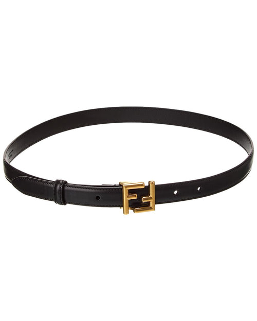 Fendi Ff Buckle Leather Belt