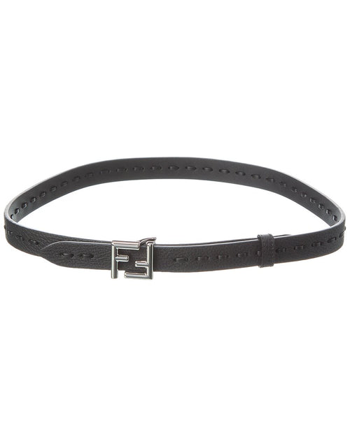 Fendi Selleria Leather Belt