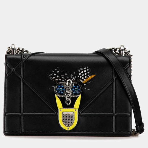 Dior Medium Embellished Calfskin Diorama Flap Bag