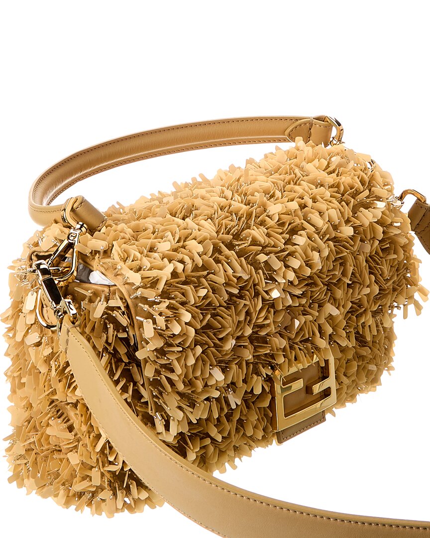 Fendi Baguette Embellished Shoulder Bag