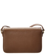 Burberry Check Canvas & Leather Shoulder Bag