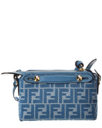 Fendi By The Way Mini Ff Jacquard & Leather Satchel