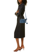 Fendi By The Way Mini Ff Jacquard & Leather Satchel