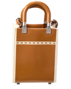 Fendi Sunshine Mini Patent Tote