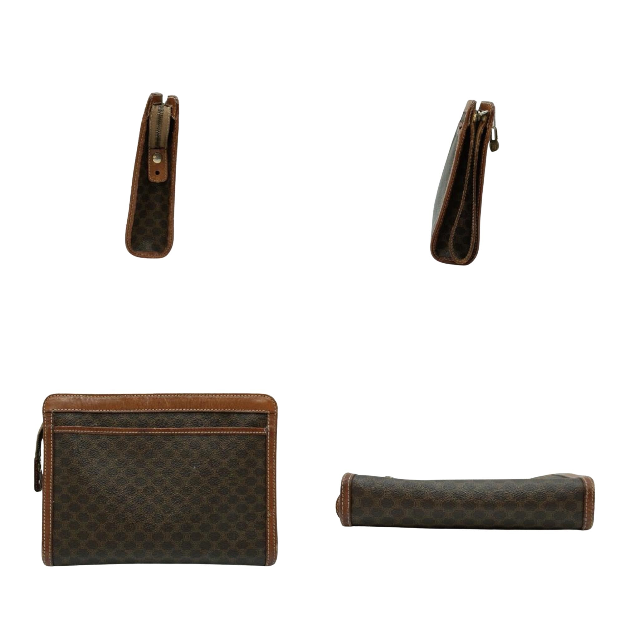 CELINE Macadam Clutch Bag