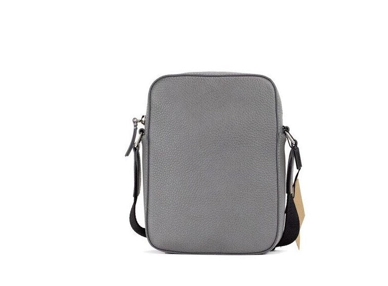 Burberry  Small Leather Crossbody Bag Grey