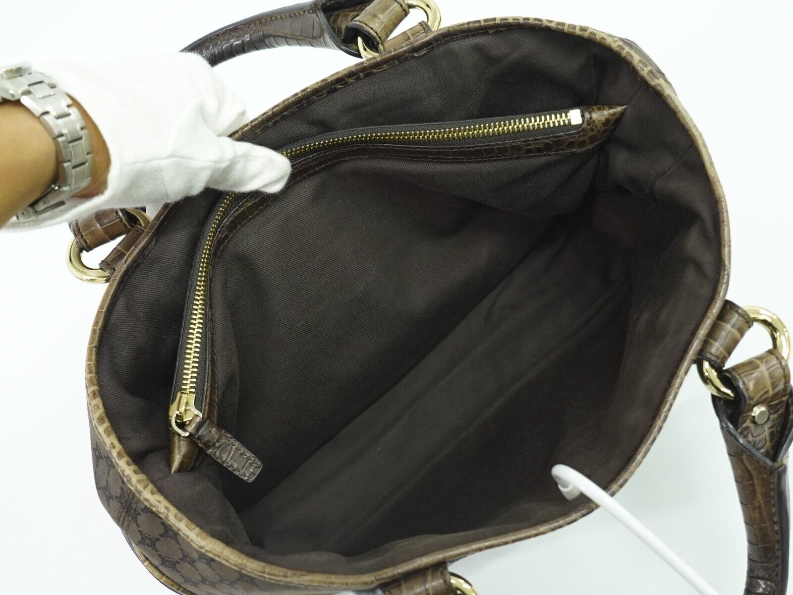 CELINE Macadam Handbag