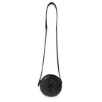 SAINT LAURENT - So Black Matelassé Leather Jade Crossbody Bag