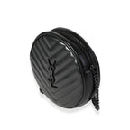 SAINT LAURENT - So Black Matelassé Leather Jade Crossbody Bag