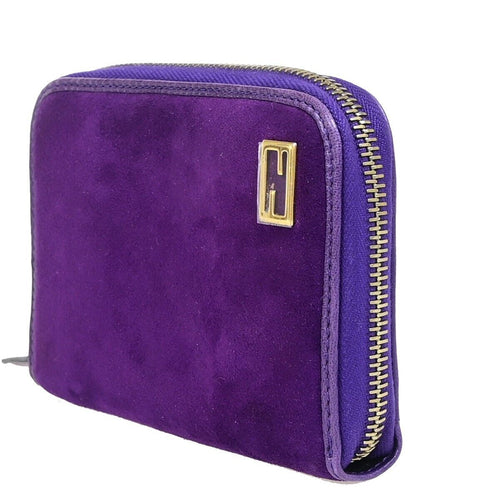 Fendi Zucca  Suede Wallet  ()