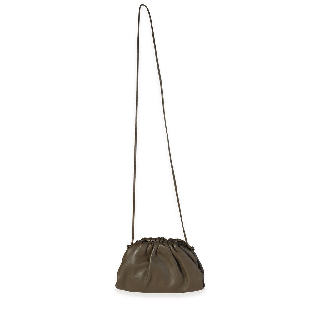BOTTEGA VENETA Mustard Calfskin Mini Pouch
