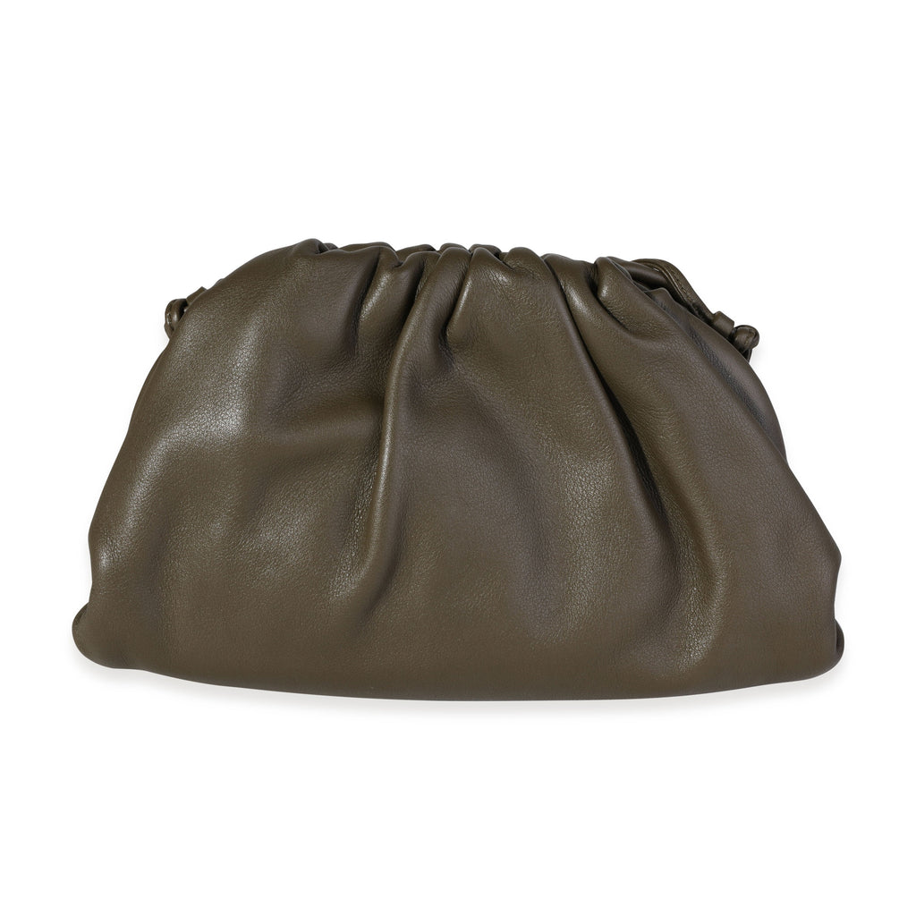 BOTTEGA VENETA Mustard Calfskin Mini Pouch