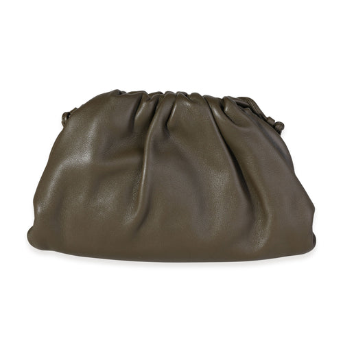 BOTTEGA VENETA Mustard Calfskin Mini Pouch