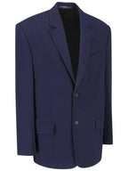 Balenciaga Regular Tailored Jacket Navy