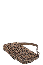 FENDI Baguette Bag Zucca Print with Crystal