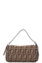 FENDI Baguette Bag Zucca Print with Crystal