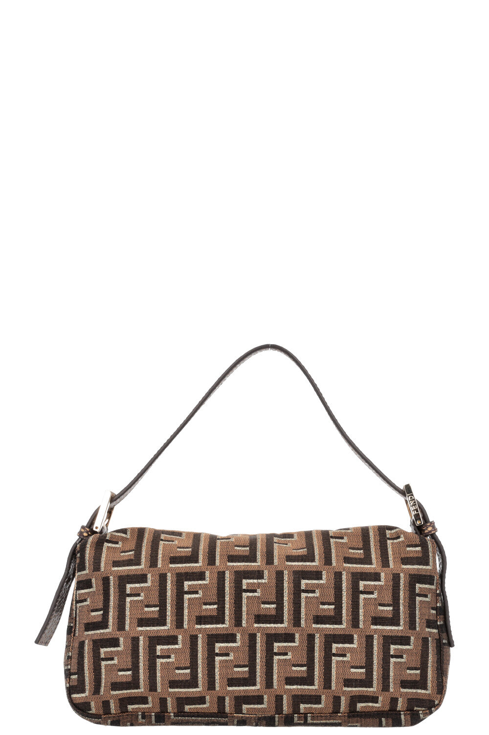 FENDI Baguette Bag Zucca Print with Crystal