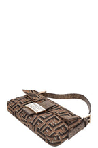 FENDI Baguette Bag Zucca Print with Crystal