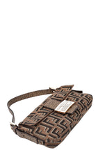 FENDI Baguette Bag Zucca Print with Crystal