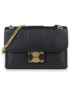CELINE Victoire Medium Cross Bag Black