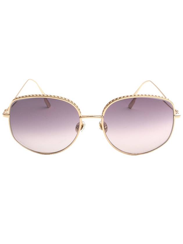 Champagne gold rim sunglasses Dior