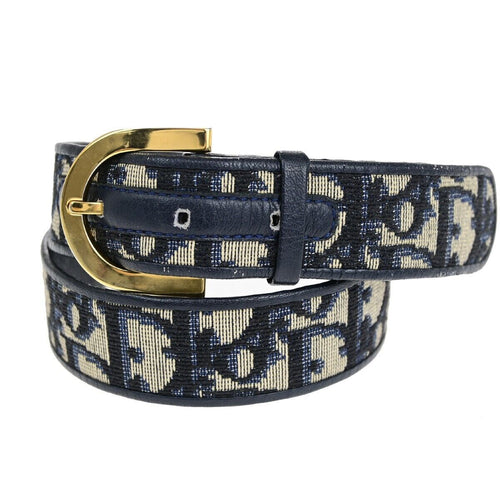 Dior Trotter  Canvas Belt  (Pre-Owned)