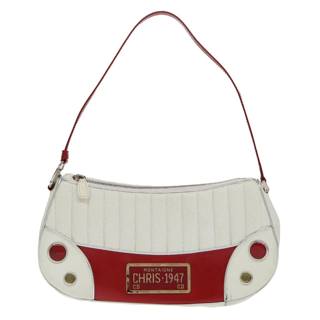 Dior Cadillac  Leather Shoulder Bag (Pre-Owned)