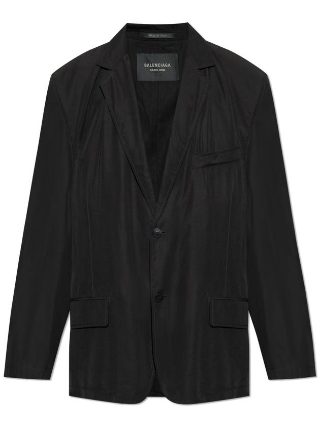 Balenciaga Balenciaga Blazer In Oversize Style, Unisex, Black