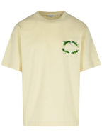 Burberry Burberry Cream Cotton T-Shirt