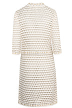 CHRISTIAN DIOR Dress Knit Ivory Gold