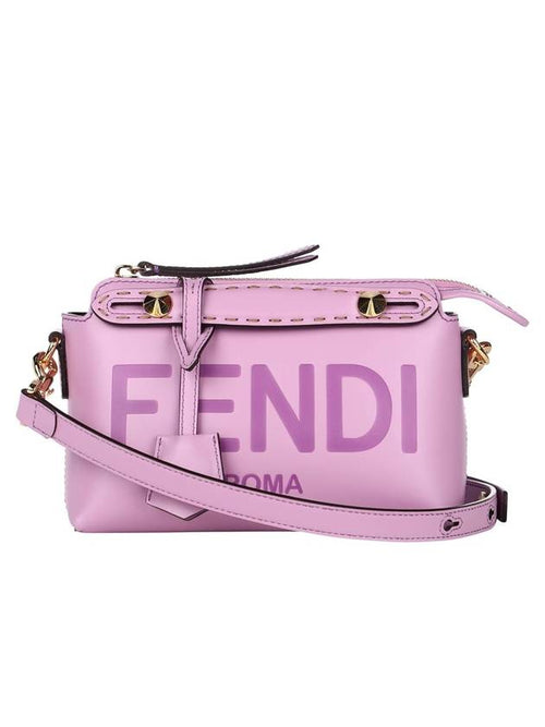 Fendi By The Way Boston Shoulder Bag Lilac