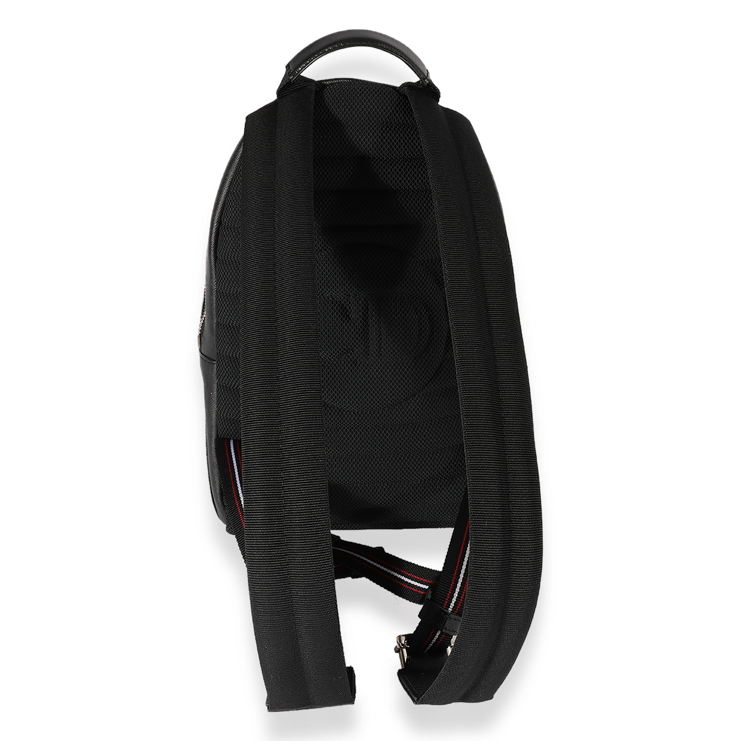 CHRISTIAN DIOR Homme Black Coated Canvas Late Night Backpack