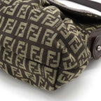 Fendi Zucchino Chef Canvas Shoulder Bag