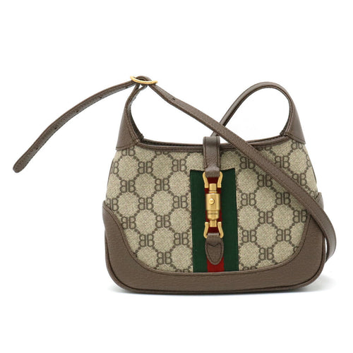 Gucci x Balenciaga PVC/Leather The Hacker Project Jackie 2way Shoulder Bag 680132