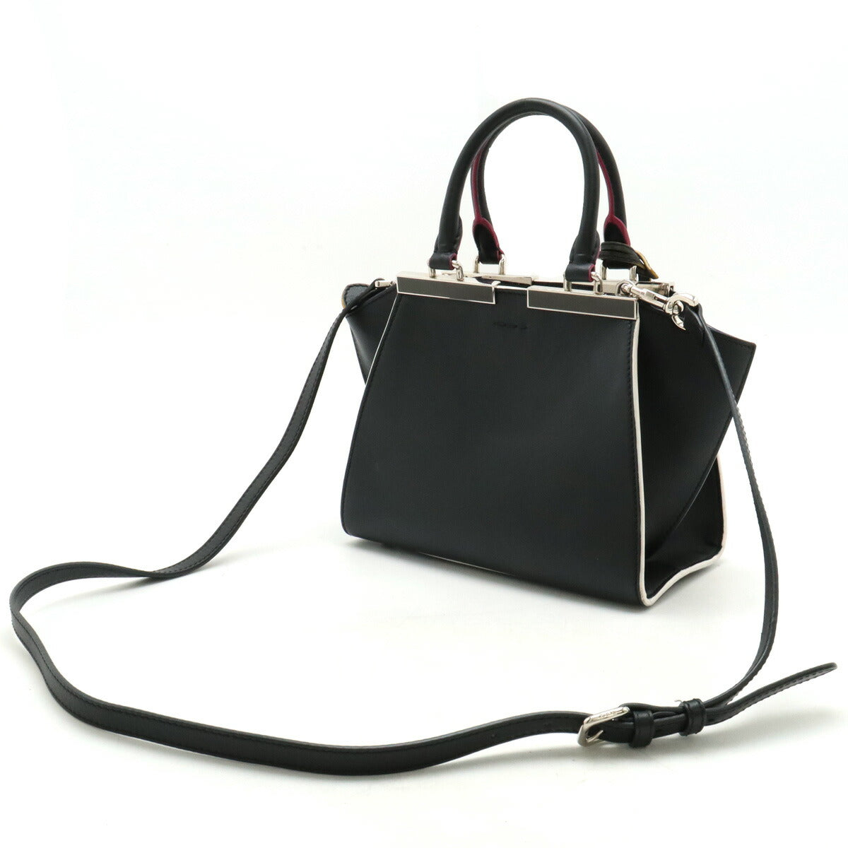 Fendi Leather Petit 2WAY Handbag 8BH333