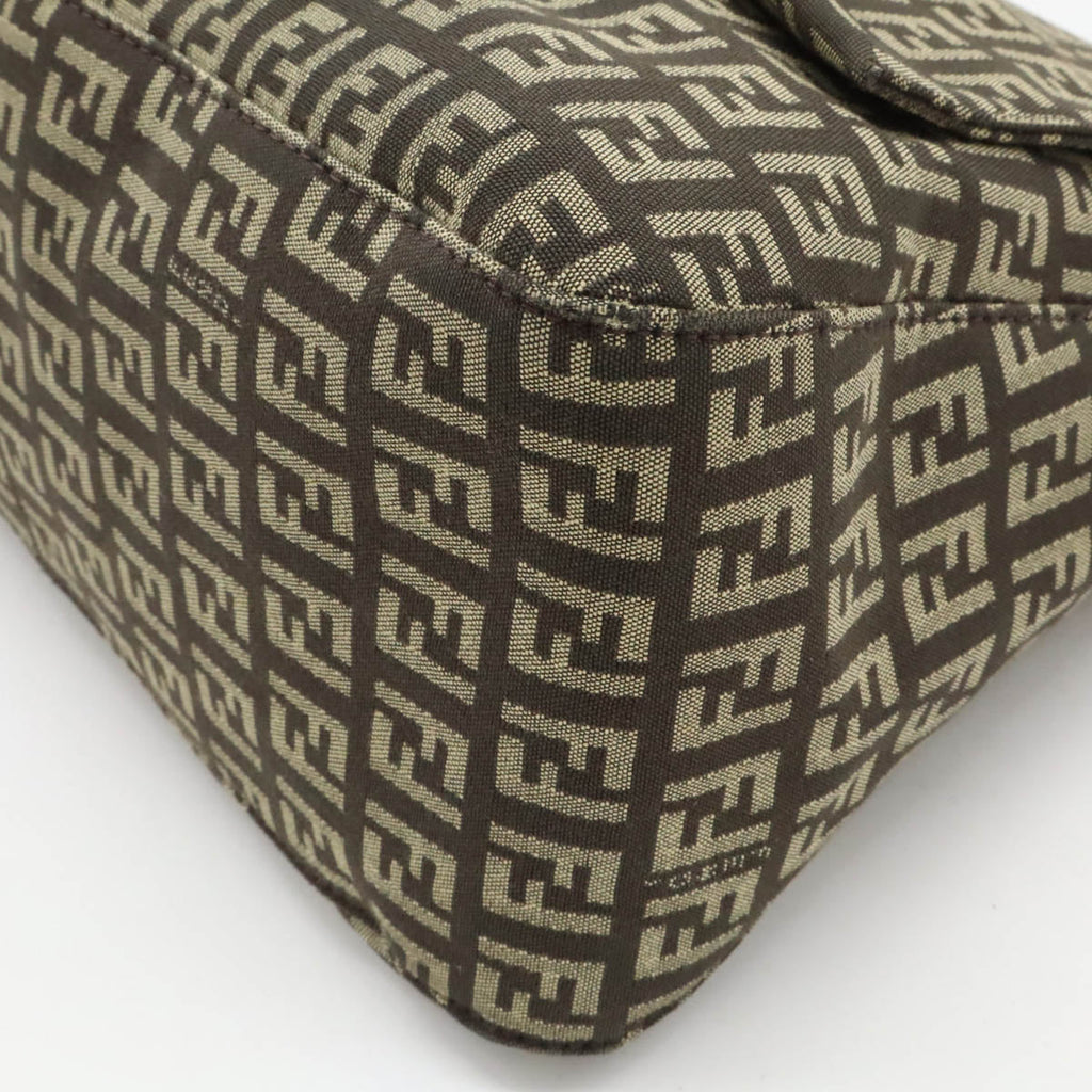 Fendi Nylon Canvas Mamma Bucket Shoulder Bag