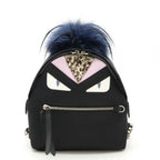 Fendi Monster Mini Backpack Nylon Leather