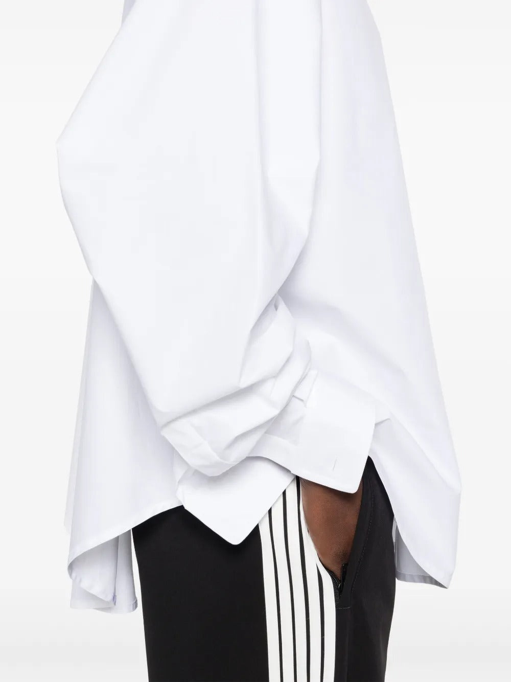 Balenciaga Women Logo-Embroidered Regular Shirt