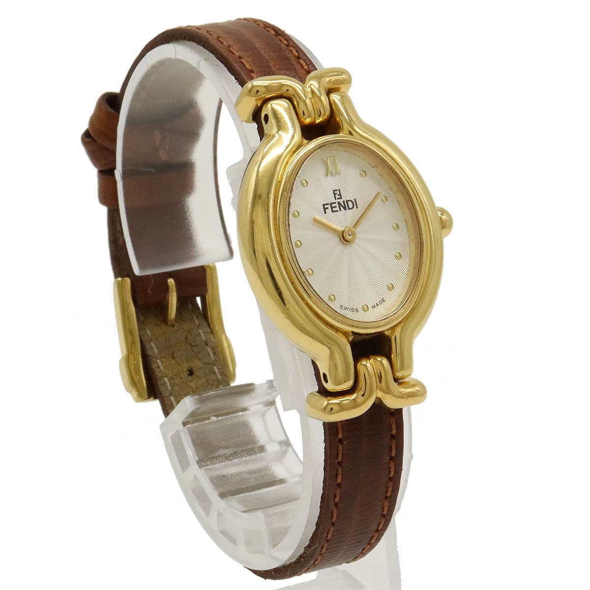 Fendi GP Leather Belt Quartz Watch 640L
