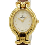Fendi GP Leather Belt Quartz Watch 640L