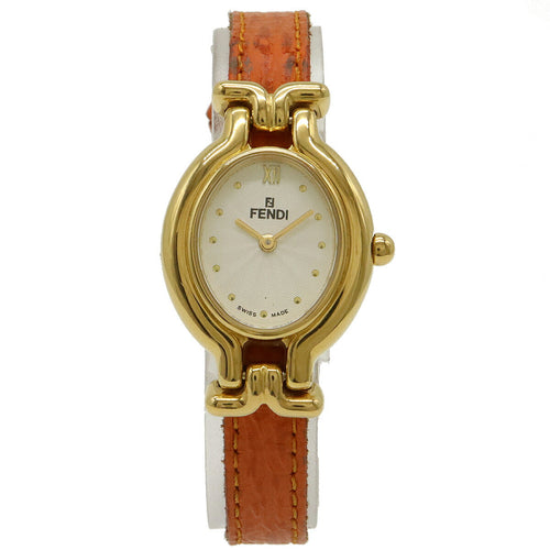Fendi GP Leather Belt Quartz Watch 640L