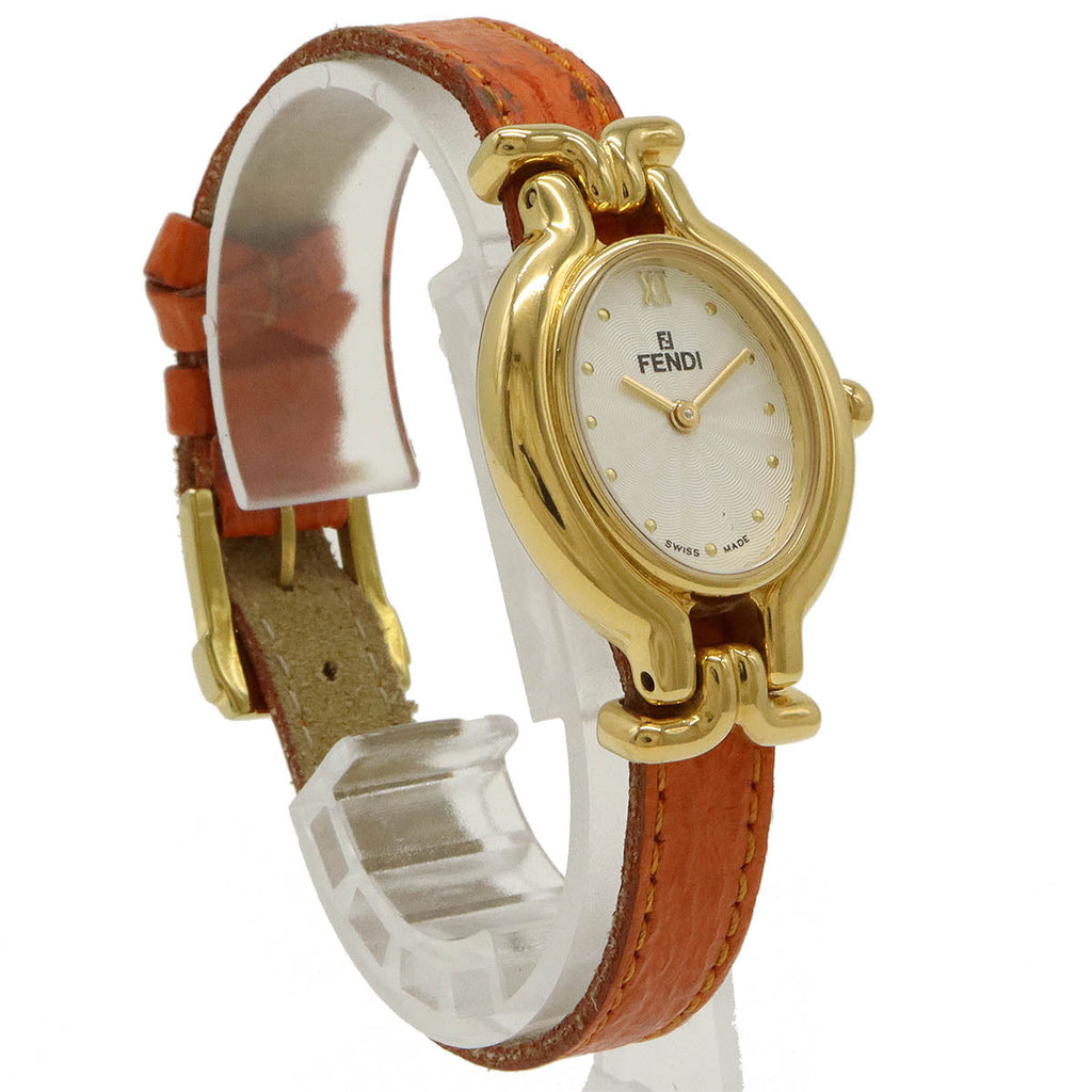 Fendi GP Leather Belt Quartz Watch 640L