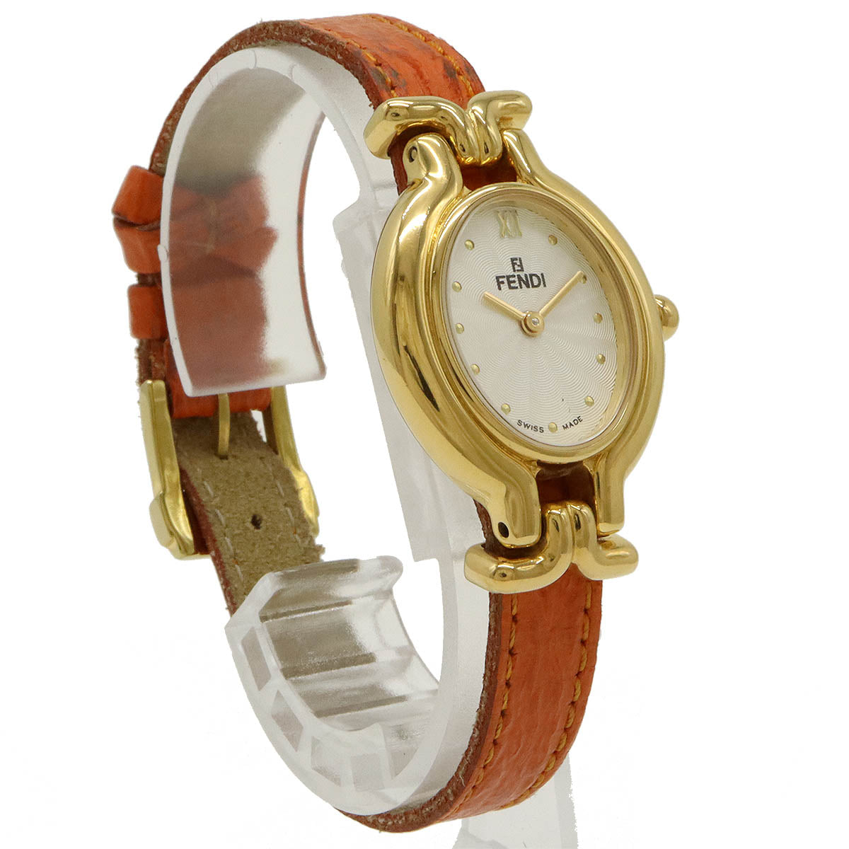 Fendi GP Leather Belt Quartz Watch 640L