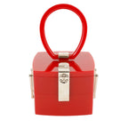 Chanel Red Lucite Devil Wears Prada Runway Bag