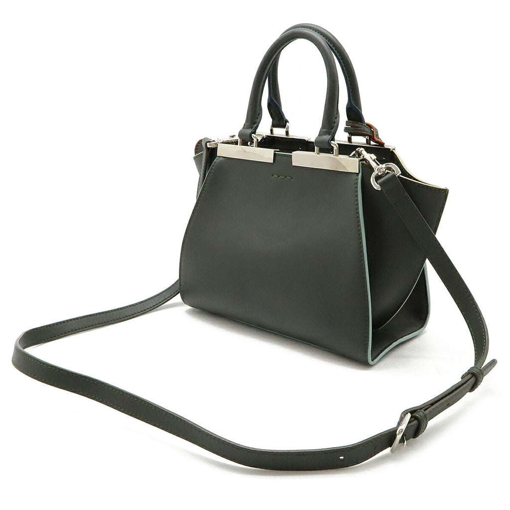 Fendi Leather Petit 2WAY Handbag 8BH333