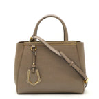 Fendi Leather Petite 2JOURS Handbag 8BH253