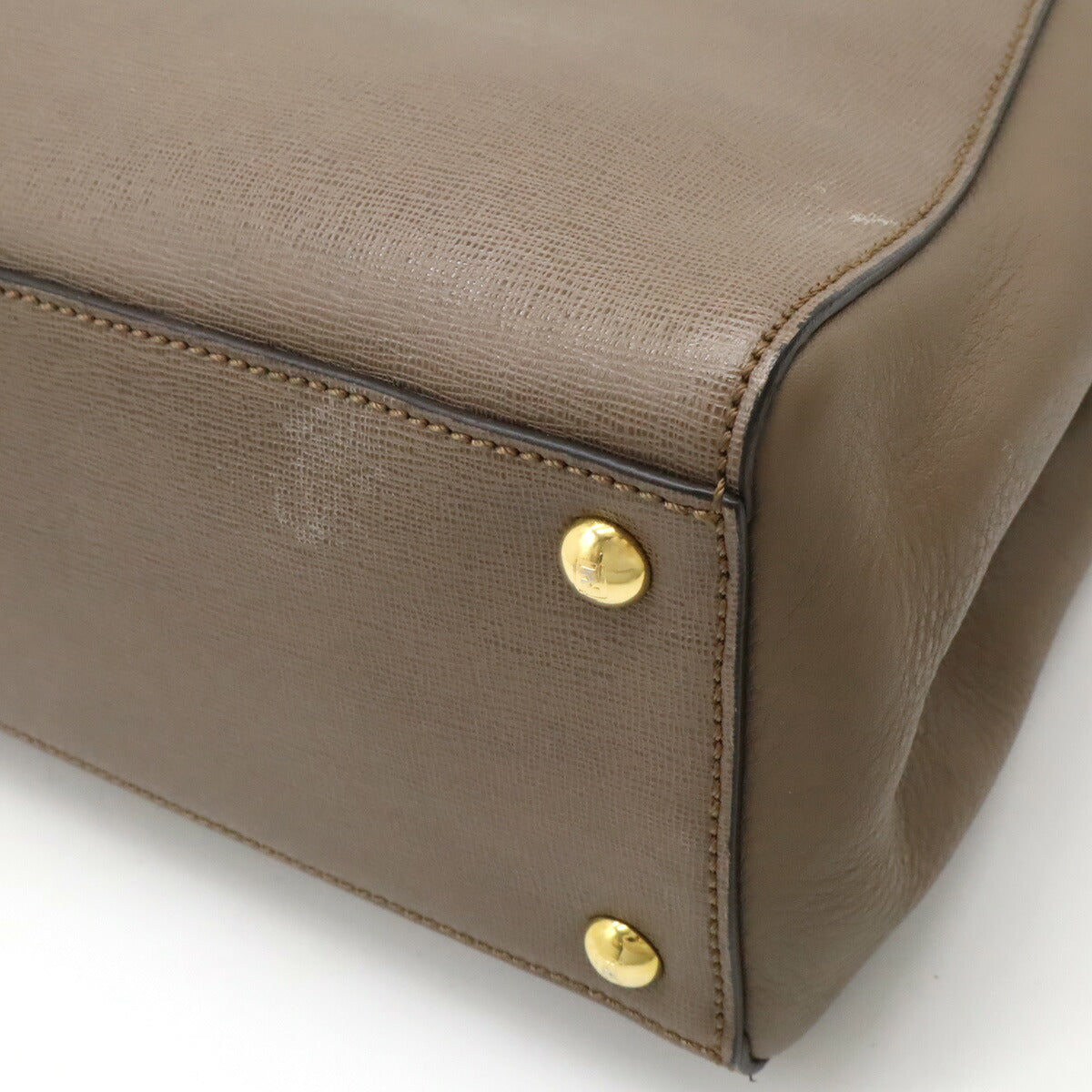 Fendi Leather Petite 2JOURS Handbag 8BH253