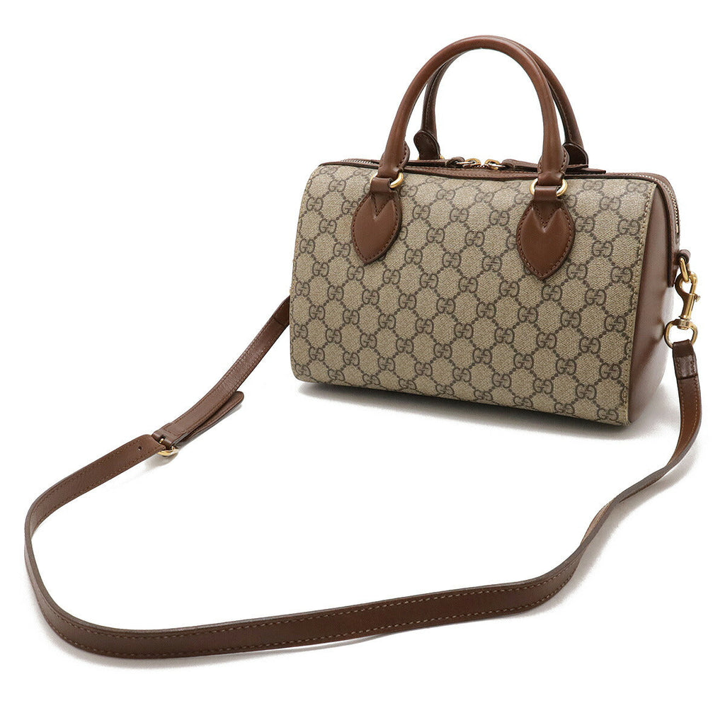 Gucci GG Supreme Mini Boston Bag 2way Shoulder Bag 409529