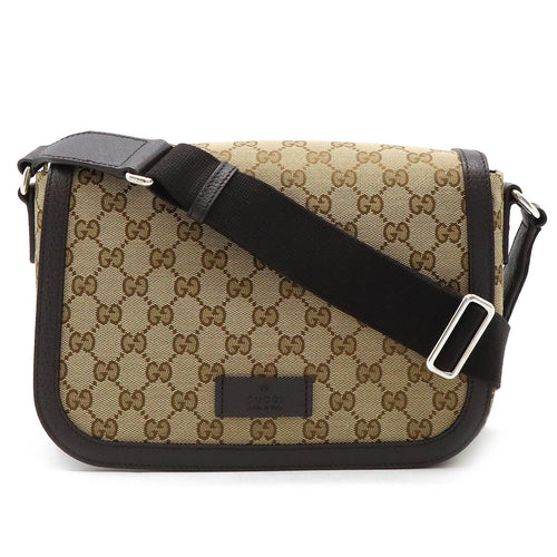 Gucci GG Canvas Shoulder Bag Leather 449172